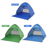 Tienda de campaña automática emergente para playa Lixada, ligera, para exteriores, con protección UV, para acampar y pescar, refugio solar tipo cabaña