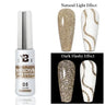 5ML Gold Silver Metallic Liner Paint Gel Polish Chrome Mirror Metal Effect Super Bright French UV LED Semi Permanent Nail Gel