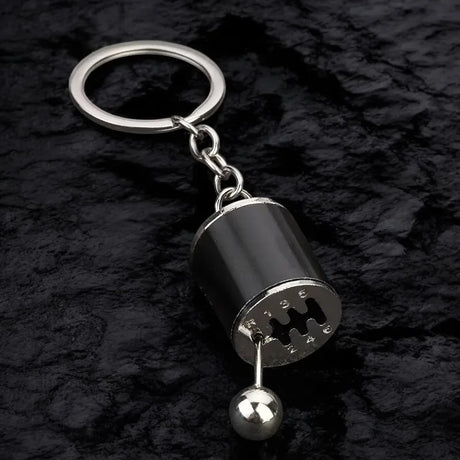 Personalized Keychain Creative Metal Mini Car Parts Manual Transmission Auto Keyring Accessories Key Ring Chain Men Lover Gift - Lootquake
