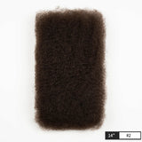 Afro Kinky Bulk Human Hair Extensions | 10"-22" 50g Brazilian Remy for Braiding & Dreadlocks (Natural Colors, Long-Lasting)