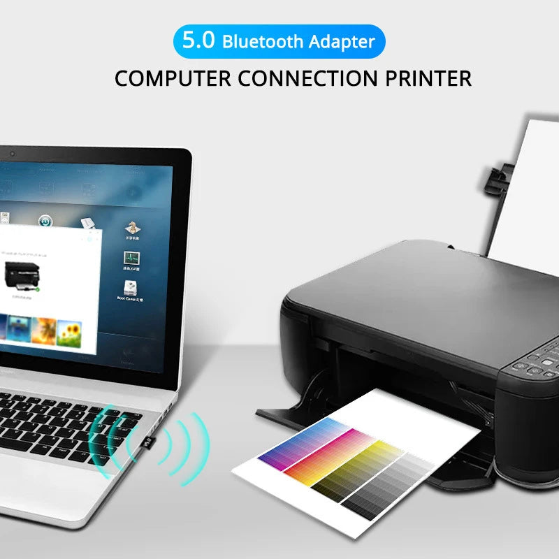 Adaptateur Bluetooth pour PC, clé USB Bluetooth 5.3, récepteur Bluetooth 5.0 pour haut-parleur, souris, clavier, musique, émetteur audio