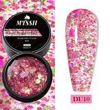 8ml Super Shine Silver Metal Painting Gel Nail Polish High-density Mirror Effect Semi Permanant Nail Art Manicure Varnish