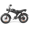 Bicicleta eléctrica C93 2000w con motor dual, batería de litio de 48V 23AH para adultos, bicicleta eléctrica de 20 pulgadas con neumáticos anchos, bicicleta todoterreno de montaña