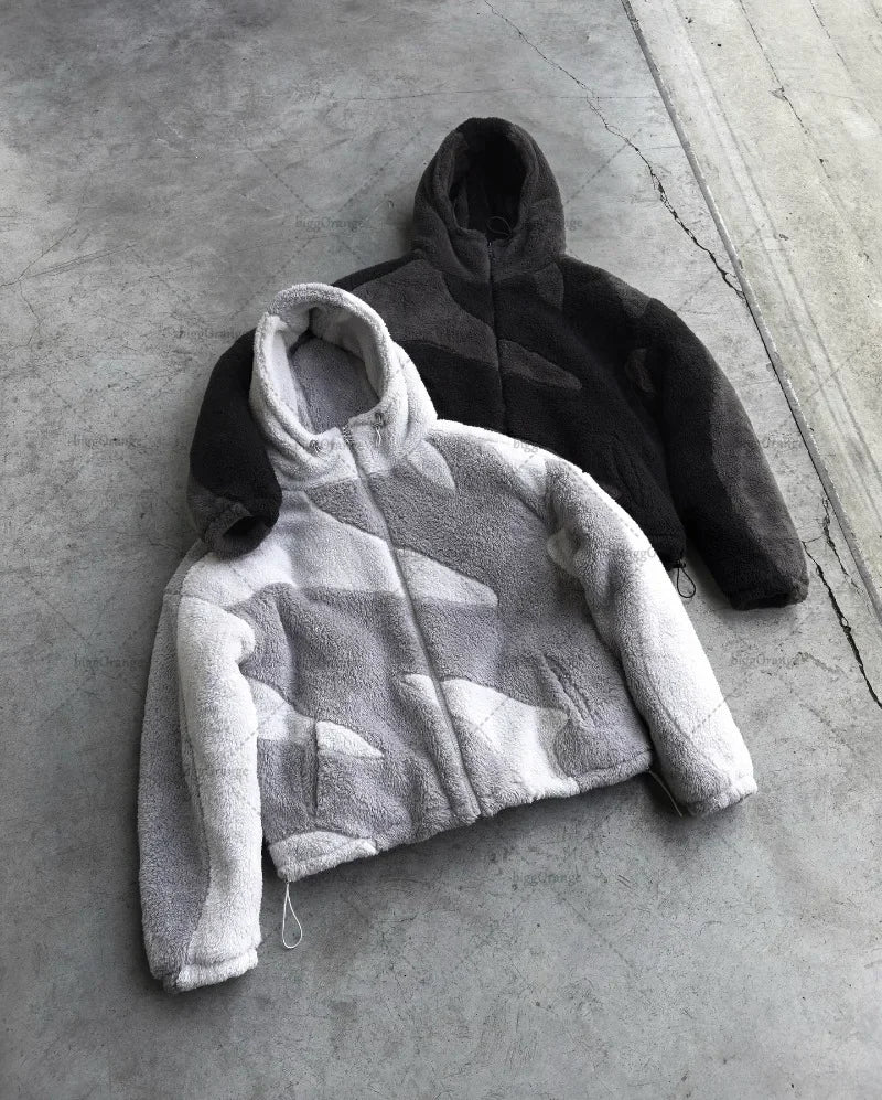 European and American Street Harajuku Clothing Hip-Hop Personality Oversized Loose Coat Retro Casual Trendy Brand Zipper Jacket - Lootquake