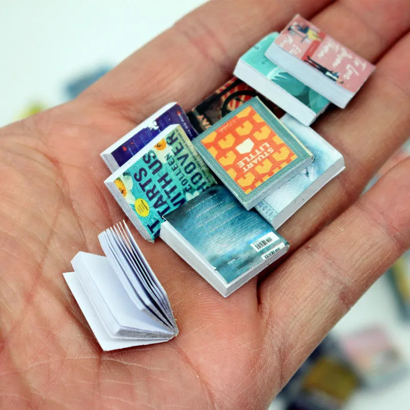 10pcs New Miniature Dollhouse Magazines Books Model for Blyth BJD Doll Accessories - Lootquake