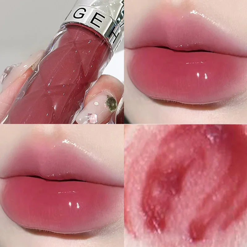 Glitter Lip Gloss Plumping Lips Glaze Mirror Flash Glossy Lipstick For Women Sexy Long Lasting Waterproof Diamond Lips Makeup