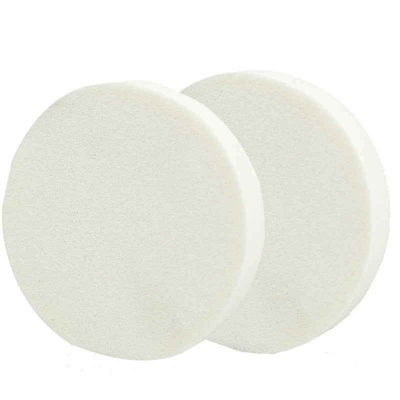 6/2Pcs Facial Powder Foundation Puff Round Shape Portable Soft Cosmetic Puff Makeup Foundation Sponge Wet Dry Use Beauty Tools