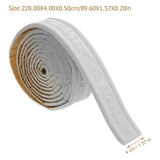 Lot de 2 rouleaux de papier peint autocollant 3D pour plinthes, décoration d'intérieur et de salon