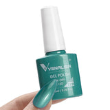 Venalisa Nail Gel Polish 7.5ml #758 Funny Bunny Milky White VIP3 Collection Long Wear Diamond Top Coat Soak Off UV LED Gel Nail
