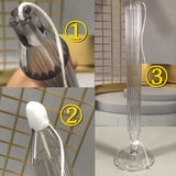 Molde cónico a rayas para velas, herramienta para hacer velas de aromaterapia, hecha a mano, para decoración del hogar, moldes de plástico acrílico.