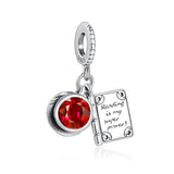 Dije de plata de ley 925 con forma de café, vino tinto, cafetera, copa de champán, compatible con pulseras colgantes originales, joyería DIY para mujer.