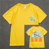 New Summer Hip Hop T Shirt Men Women Cactus Jack Harajuku T-Shirts WISH YOU WERE HERE Letter Print Tee Tops - Lootquake
