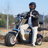 60V25AH 4000W Motor Citycoco Electric Scooter 18 Inch Snowfield Off-road Tire Max Speed 60-70KM/H Max Load 250KG USA STOCK