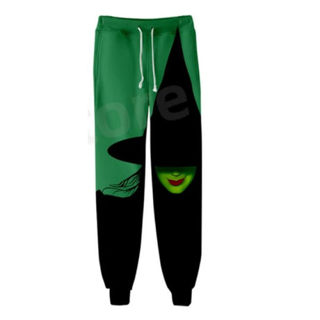 WICKED The Musical Elphaba Sweat Pants 3D Joggers Pants Casual Trousers Men/Women Hip Hop Sweatpants Pantalon Homme Streetwear - Lootquake