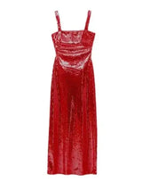 Women's Dresses Fashion Summer Suspender Backless Glitter Long Dress for Women - Lootquake