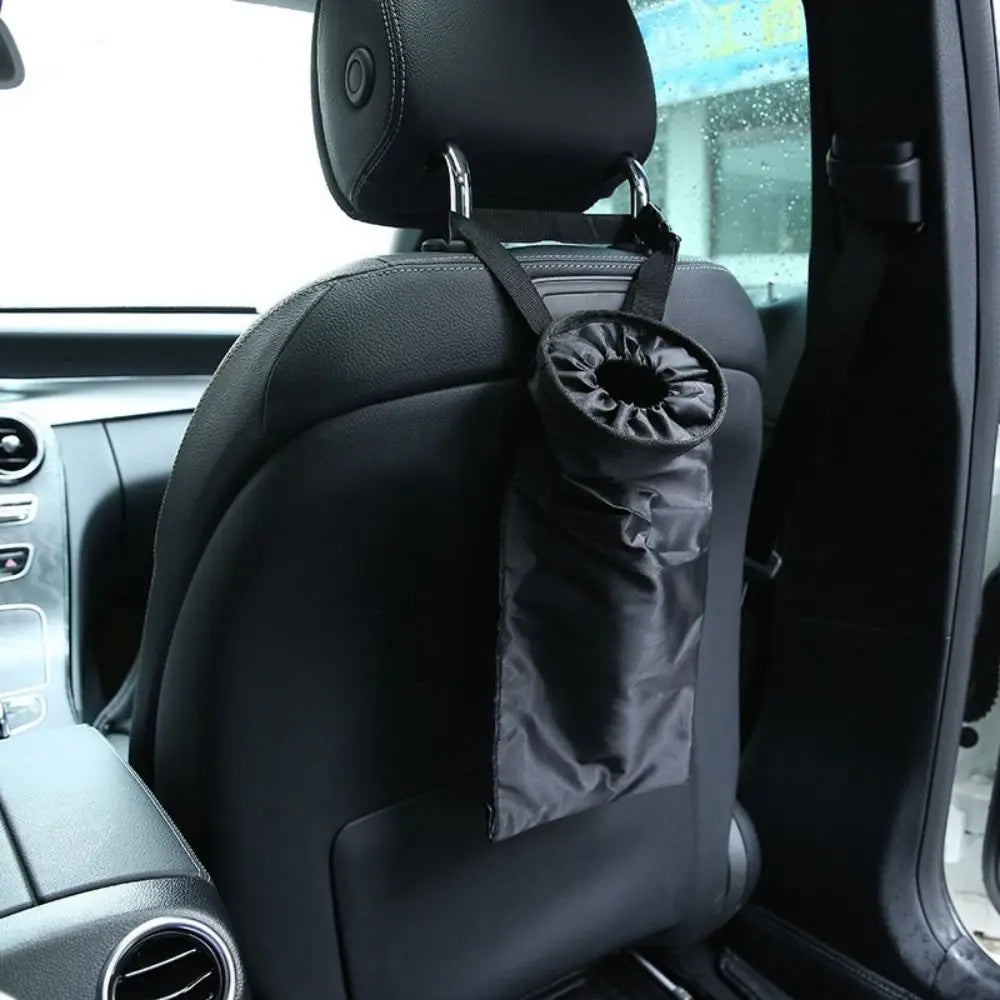 Trash Holder Car Waste Bins Car Seat Back Litter Bag Garbage Storage Rubbish Container Oxford Cloth Car Dustbin Garbage Bag