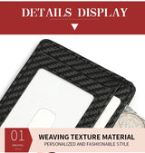 Ultra-thin PU Leather Wallet Credit Card ID Card Holder Male Business ID Card Case for Male And Female Card Holders