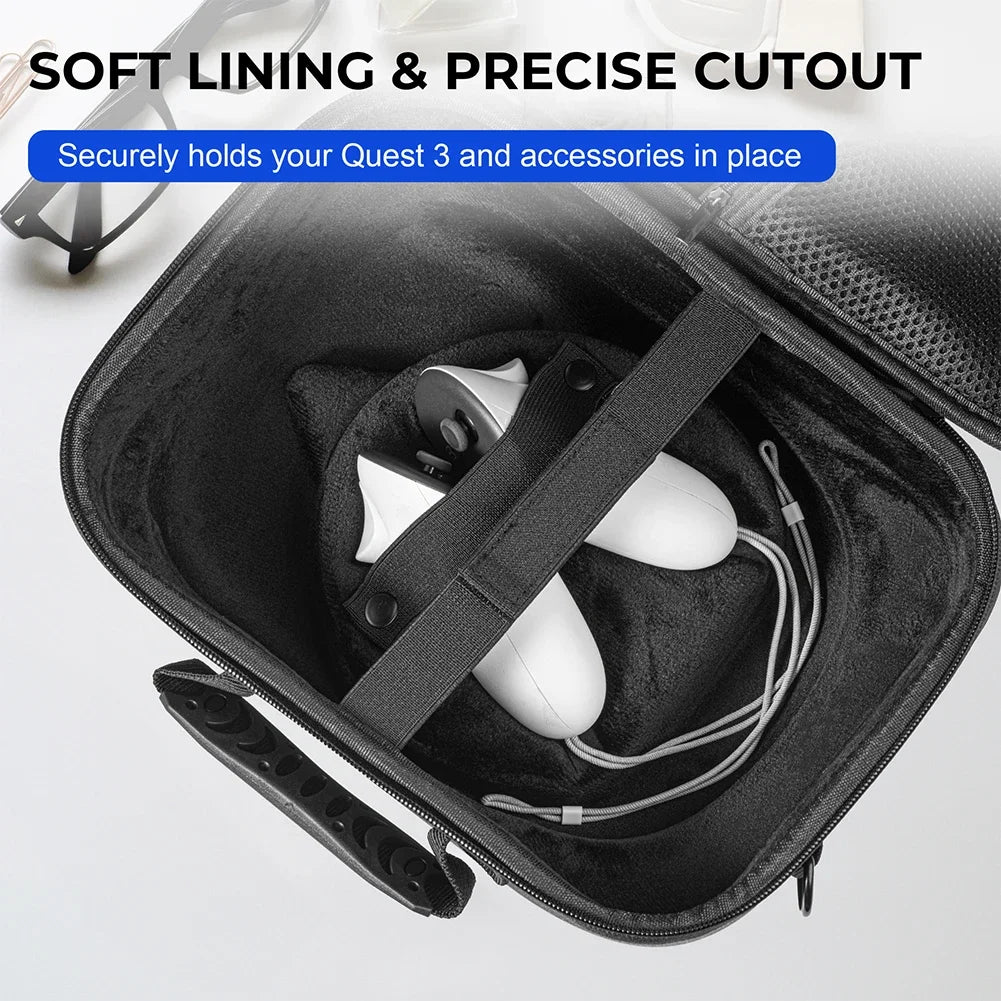 Carrying Case for Meta Quest 3 for BOBOVR M3 PRO Elite Strap Protective Bag Storage Bag for Travel and Home Storage