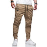 2025New Men's Casual Sports Pants Sweatpants Male Jogger Cargo Harem Pencil Pants Trousers Multi-pocket Sweatwear