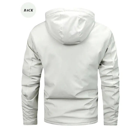 Winter Men's Warm Padded Jackets Fashion Men Fleece Lined Thermal Hooded Coats Men Mountain Ski Windbreaker Jackets Clothing - Lootquake