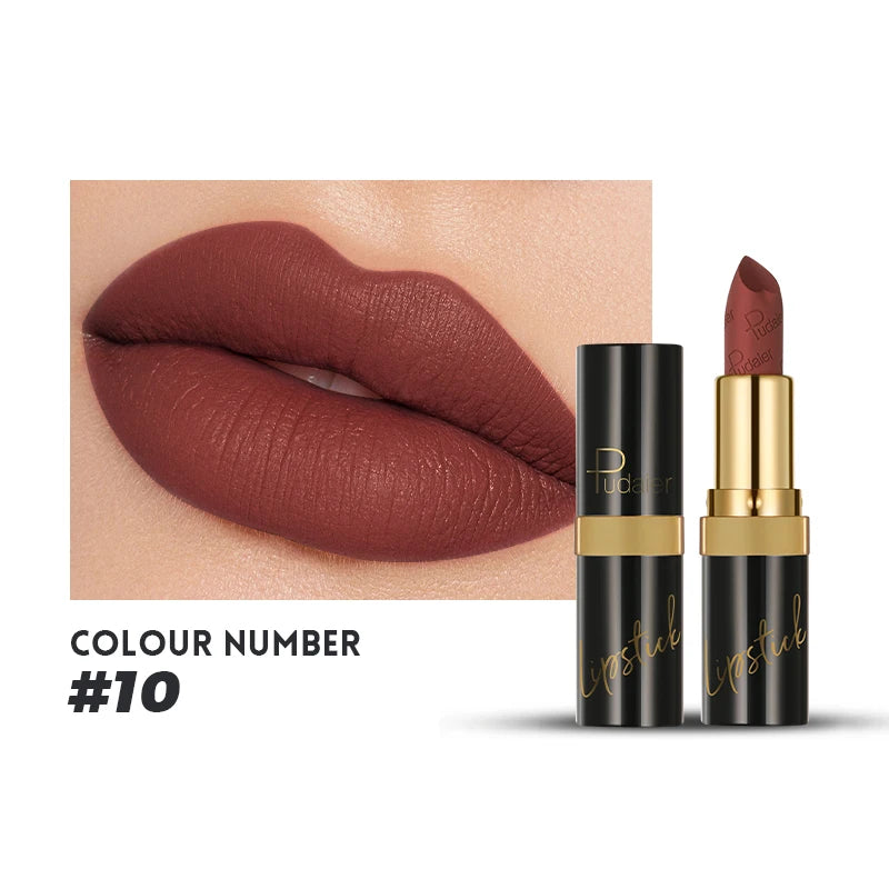Luxury Lipstick - Intense Moisture, Waterproof, Non-stick - Long-lasting, Non-fading Color