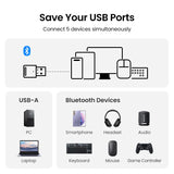 Adaptateur Bluetooth pour PC, clé USB Bluetooth 5.3, récepteur Bluetooth 5.0 pour haut-parleur, souris, clavier, musique, émetteur audio