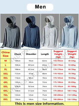 Summer UPF 100+ UV Proof Skin Coats Men Breathable Light Thin Cool Nylon Sun Protection Hooded Windbreaker Casual Jackets 8XL - Lootquake