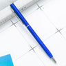 100 Pcs New Advertising Pen Free Custom LOGO Metal Ballpoint Pen Lettering Name Wholesale Hotel Gift Pen Office Supplies