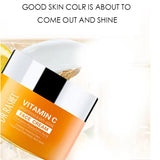 Crema facial con vitamina C, blanqueadora, hidratante, mejora las líneas finas y la piel opaca, suero de ácido hialurónico.