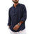 Streetwear Mens Cotton Linen Shirts Casual Lightweight Long Sleeve Henley Shirts for Men Beach Hawaiian Breathable T Shirts - Lootquake