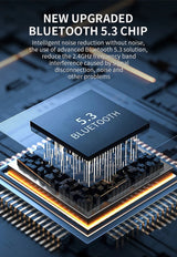 Auriculares inalámbricos Bluetooth 5.3 para casco, manos libres, para motocicleta, impermeables, reproductor de música MP3 y altavoz