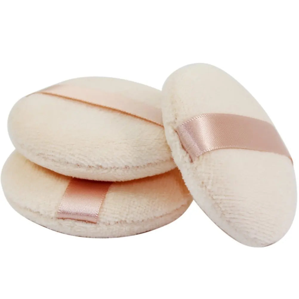 3/5/10pcs Cosmetic Powder Puff Compact Cotton Foundation Puffs Soft Sponge Small Makeup Powder Puffs for Face Body Loose Powder