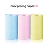 Self-adhesive Paper Sticker Colored Thermal Paper Roll for Mini Printer Kids Instant Print Camera HD Printing Paper