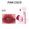 Cute Bow Water Mirror Lip Glaze Peach Pink Lipstick Liquid Moisturizing Non-stick Lip Gloss Makeup Sexy Red Lip Tint Cosmetics