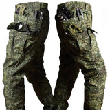 Camo Winter Tactical Sets Men Shark Skin Soft Shell Hooded Jacket+Multi-pocket Straight Cargo Pant 2Pcs Suits Waterproof Set - Lootquake