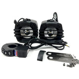 Haut-parleur Bluetooth pour moto, système audio HiFi universel 12-80 V, résistant aux intempéries, pour guidon