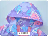 Girls Korean Polar Fleece Outdoor Jacket 4-12 Yrs Children's Autumn Winter Thickened Hooded Windbreaker Kids Girl's Fashion Coat - Lootquake