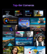 Tablette PC Blackview Active 8 Pro 16 Go 256 Go Batterie 22 000 mAh Android 13 Écran 2,4 K 10,36 pouces Caméra 16 Mpx + 48 Mpx Tablette robuste