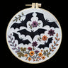 Halloween-themed pattern hand-embroidery DIY set material package, the set includes needles, threads, embroidery strips, and an