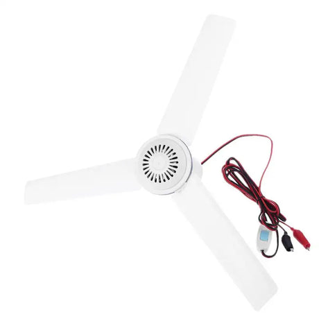 12V 24V Household Mute Ceiling Canopy Fan Hanging Camping Tent Hanger Fan for Outdoor Hiking Barbecue Home Dormitory Bed - Lootquake