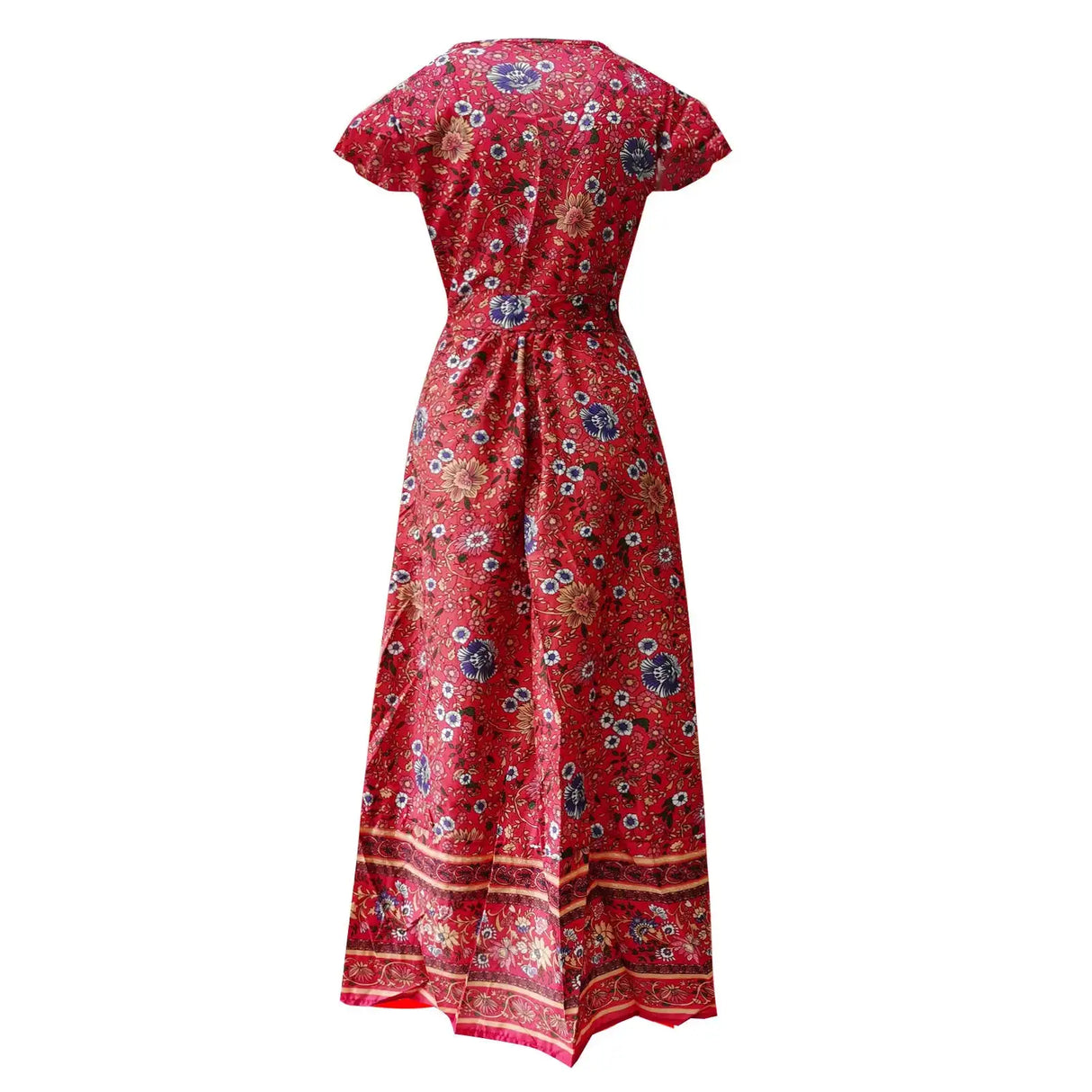 2024 Summer Leisure Hot Sale Holiday Printed Dress Sexy Long Dress Women's Wear - Lootquake