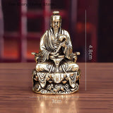 Sanqing Tianzun Statue Chinese Taoism Taishang Laojun Crafts Ornament Sculpture Carving Statue Collection Home Decor