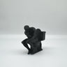 3D Printed, The Thinker Statue Sitting on Toilet, Durable Plastic, Humorous Bathroom Desktop Office Decor, Unique Design