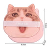 1/20 unidades de borlas de gato bonitas, base líquida, herramienta de maquillaje cosmético, corrector en polvo suave, belleza, borla de polvo de doble uso seca y húmeda
