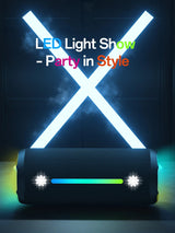 Altavoz Bluetooth portátil impermeable Ohayo de 35 W con potente sonido de 360 grados y graves potentes, TWS, IPX7 resistente al agua.