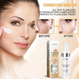 30ml Concealer Color-Changing Foundation Brightens the complexion, is clear, moisturizing, waterproof, and does not fade