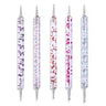 7/9/11/15/25MM Nail Liner Brush Set UV Gel Nail Brushes Kits 5pcs French Stripe Line Painting Drawing Flower Pen Manicure Tools