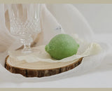 Vela de limón decorativa con fragancia INS, regalo de cumpleaños, regalo de cumpleaños, vela de imitación de fruta, velas perfumadas