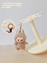 Labubu Pendant Display Box Rotating Transparent Labubu Doll Handmade Storage Display Stand Decorat Ornaments Collection Gifts