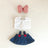 Labubu Doll Clothes & Accessories Denim Skirt With Red Bow Headband Set Trendy Outfits for Labubu Collectibles - Lootquake